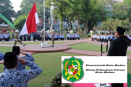 Plt Wali Kota Medan Pimpin Upacara Hari Kesadaran Nasional Yang Dirangkai Dengan Peringatan HUT Pemadam Kebakaran dan Penyelamatan Ke-101 Tahun 2020